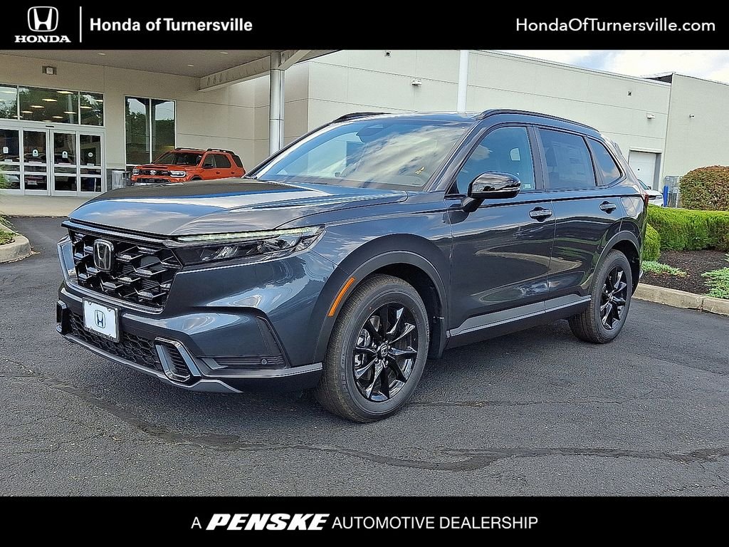 New 2027 Meteorite Gray Metallic Honda Sport-L Hybrid AWD image 1