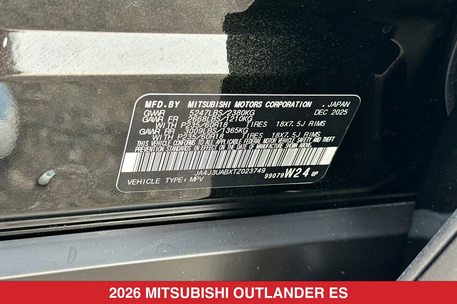 New 2026 Black Mitsubishi ES image 28