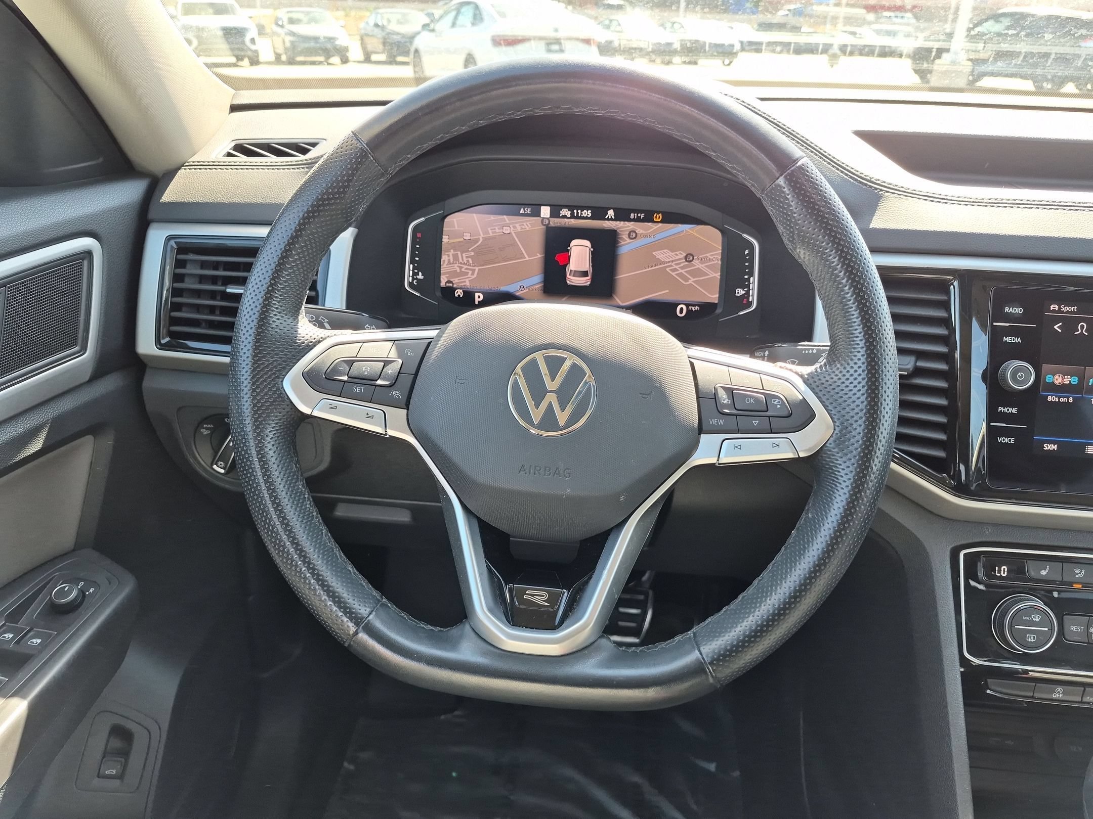 Used 2023 Opal White Volkswagen 3.6L V6 SEL R-Line Black image 17