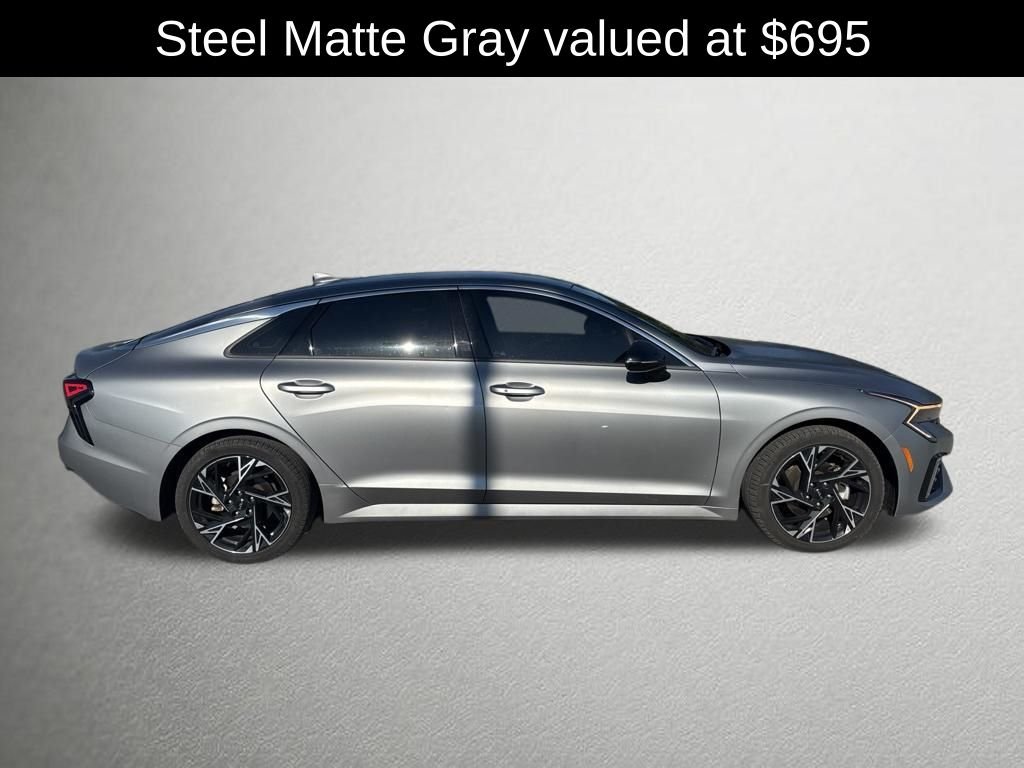 Used 2025 Steel Matte Gray Kia GT-Line image 2