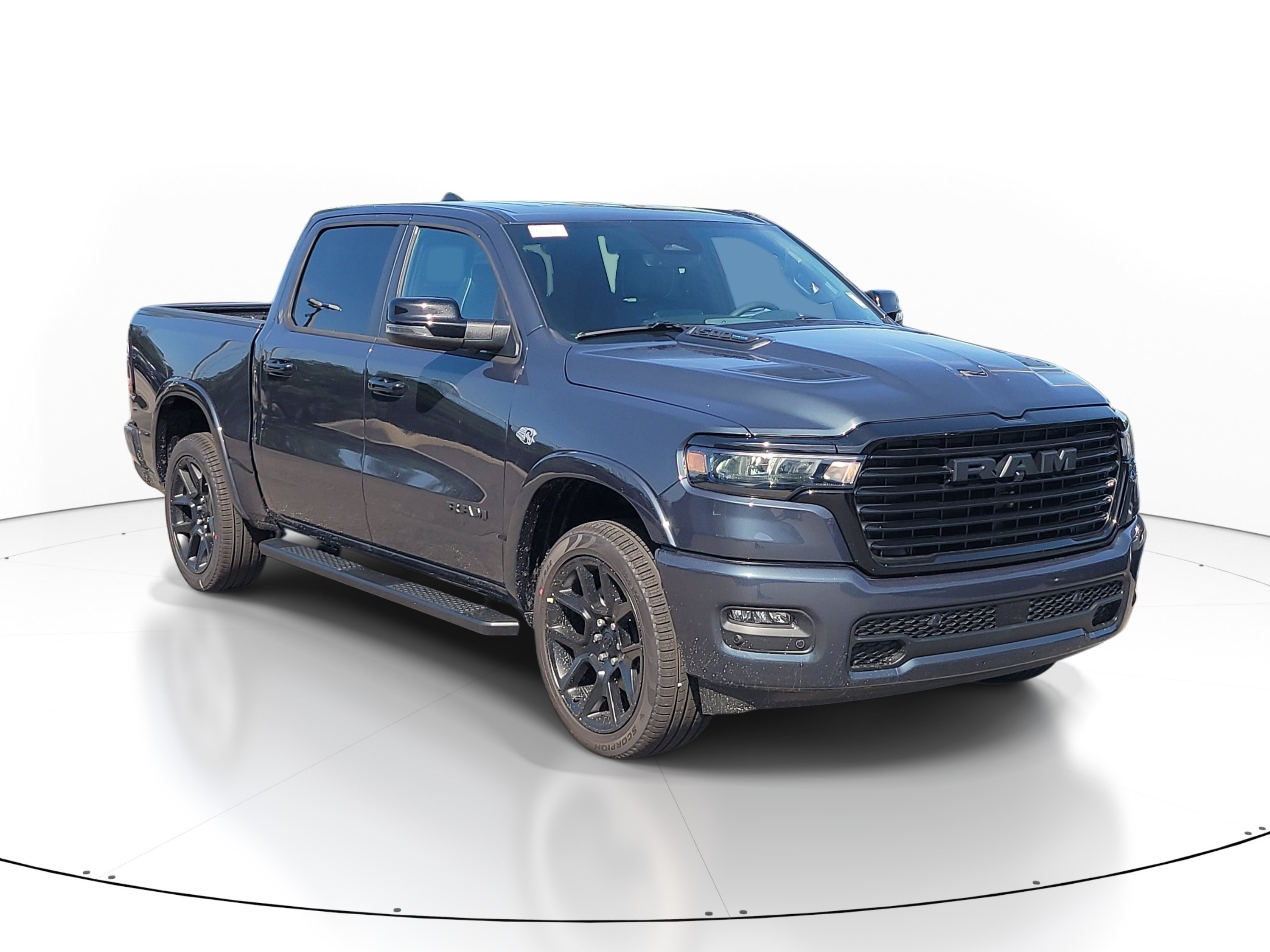 New 2026 Forged Blue Metallic Exterior Paint RAM Laramie image 2