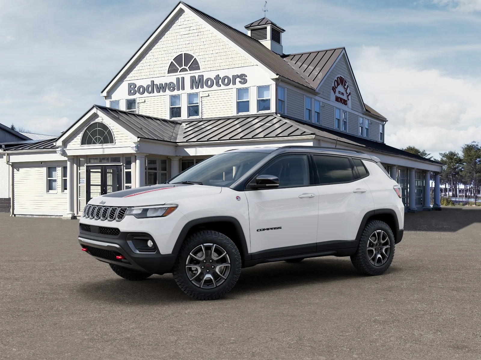New 2026 Bright White Clear-Coat Exterior Paint Jeep Trailhawk 4x4 image 28