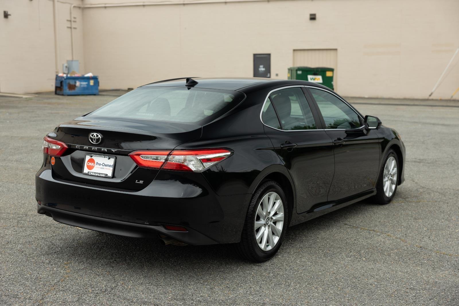 Used 2020 Midnight Black Metallic Toyota LE image 5