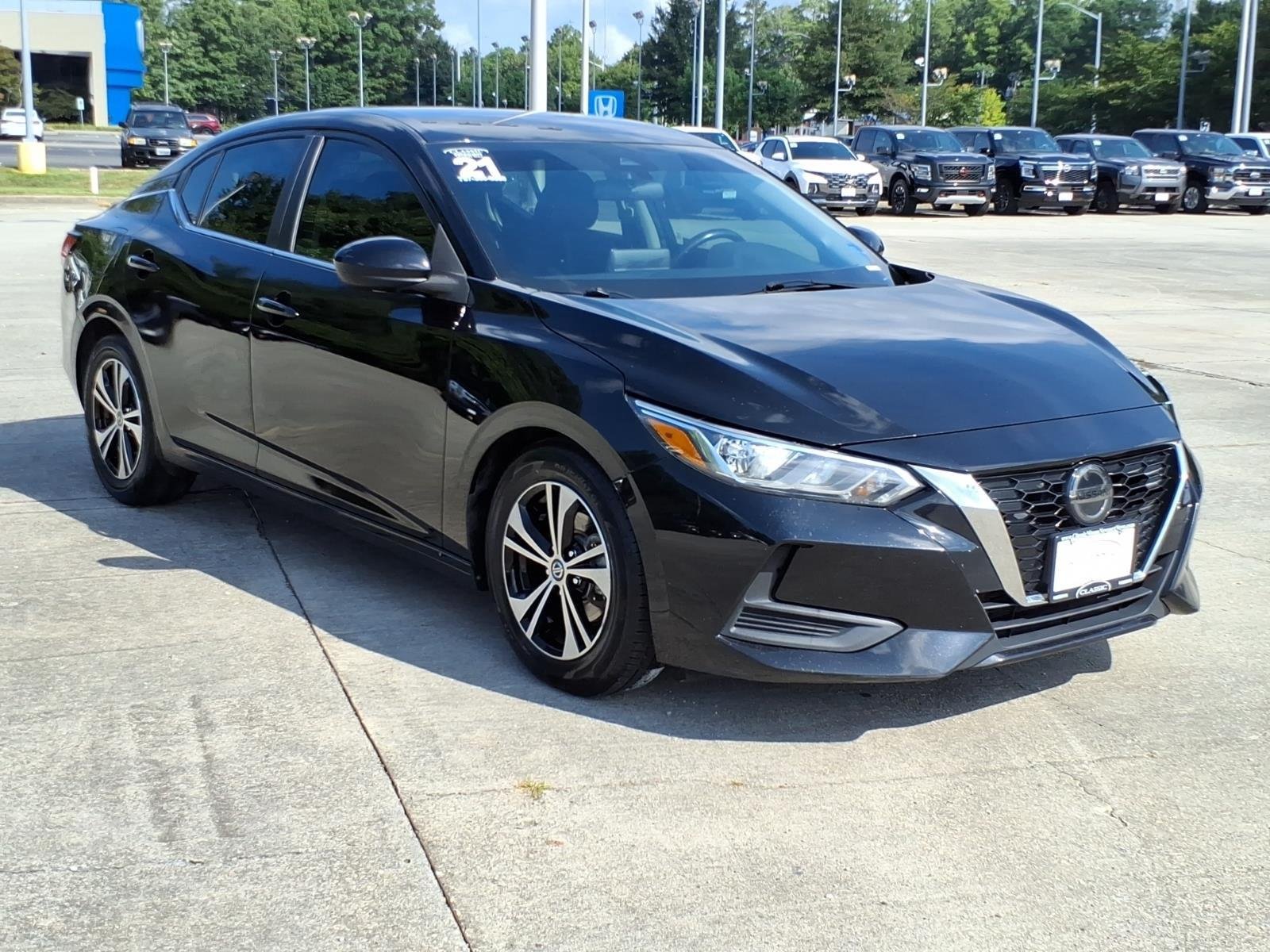 Used 2021 Super Black Nissan SV image 5