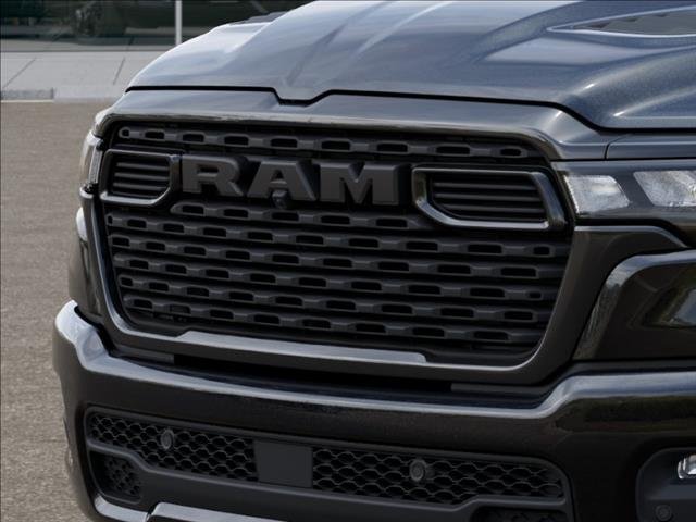 New 2026 Diamond Black Crystal Pearl-Coat Exterior Paint RAM Express Crew Cab 4x4 5
