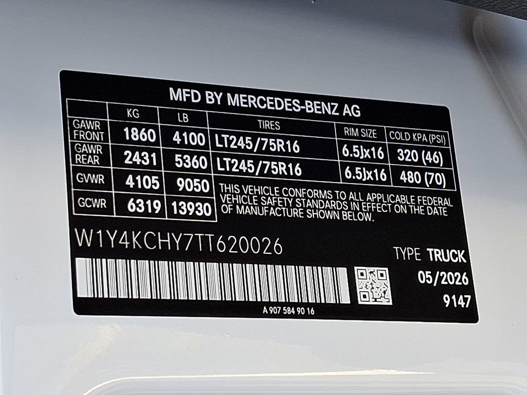 New 2026 Arctic White Mercedes-Benz Cargo 170 WB image 46