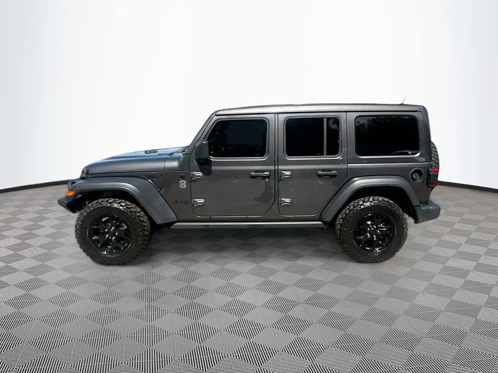 Used 2021 Gray Jeep Unlimited Willys image 9