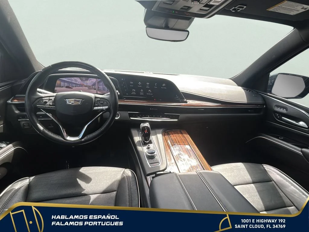 Used 2024 Galactic Gray Metallic Cadillac Premium Luxury image 22