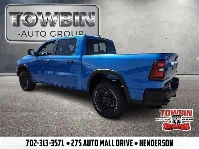 New 2026 Hydro Blue Pearl-Coat Exterior Paint RAM REBEL image 2