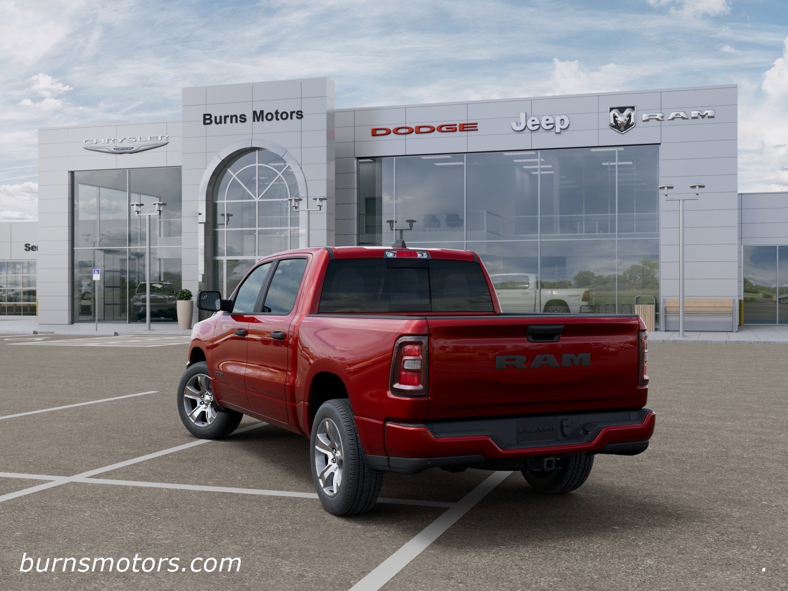 New 2026 Molten Red Pearl-Coat Exterior Paint RAM Express image 3