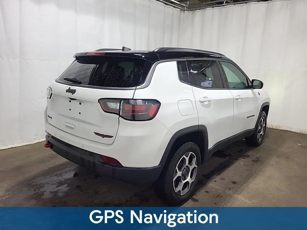 Certified Used 2022 White Jeep Trailhawk image 2
