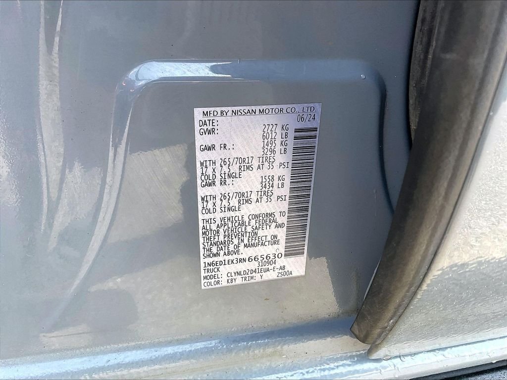 Used 2024 Boulder Gray Metallic Nissan PRO-4X image 33