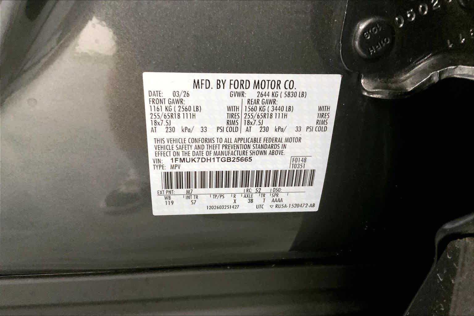 New 2026 Carbonized Gray Metallic Ford Active image 20