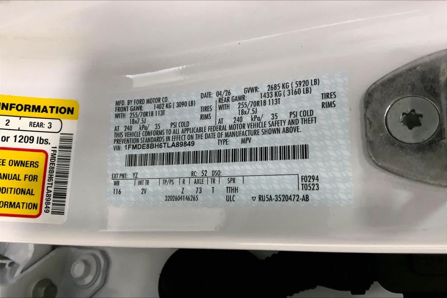 New 2026 Oxford White Ford Outer Banks® image 20