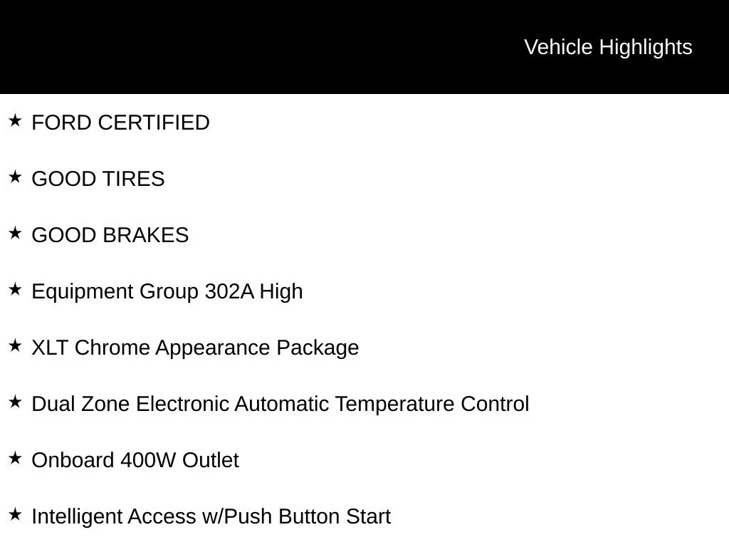 Used 2023 Black Metallic Ford XLT image 6