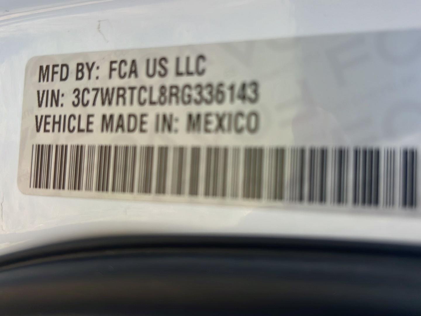 Used 2024 Bright White Clearcoat Ram SLT image 42