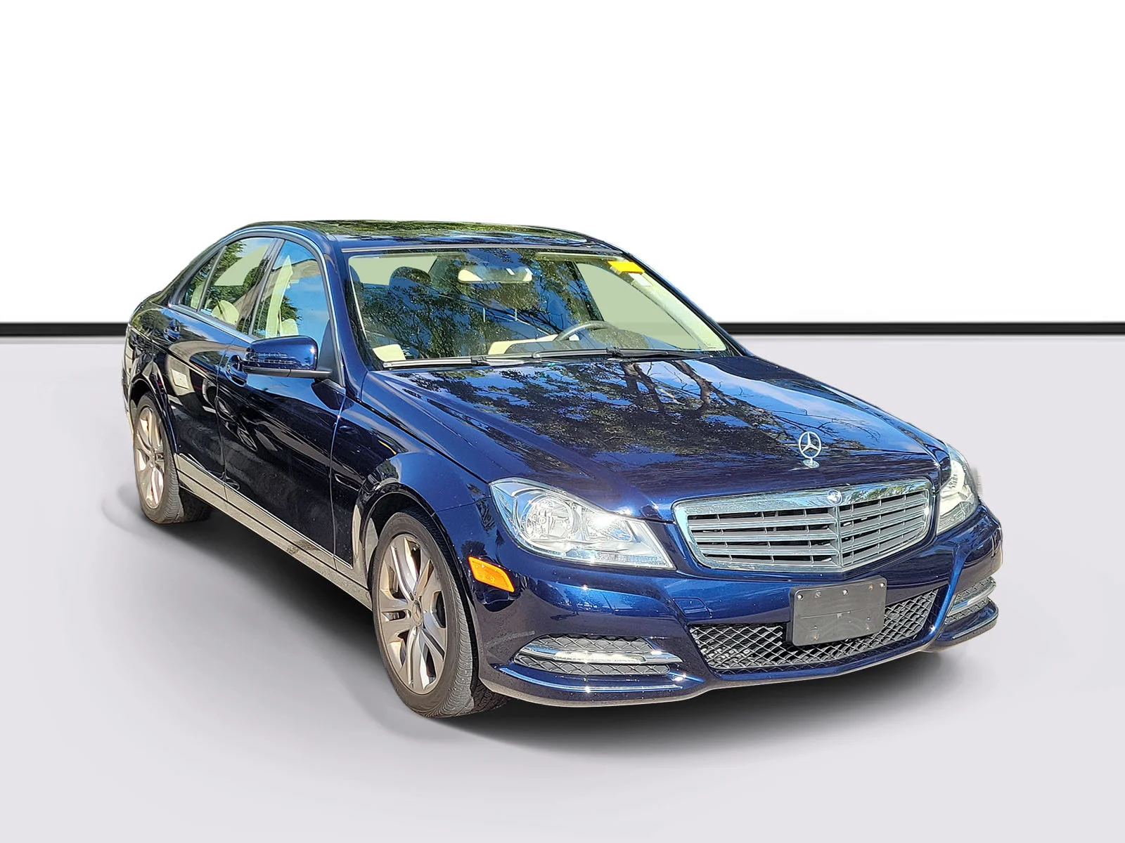 Used 2013 Blue Mercedes-Benz C 300 image 1
