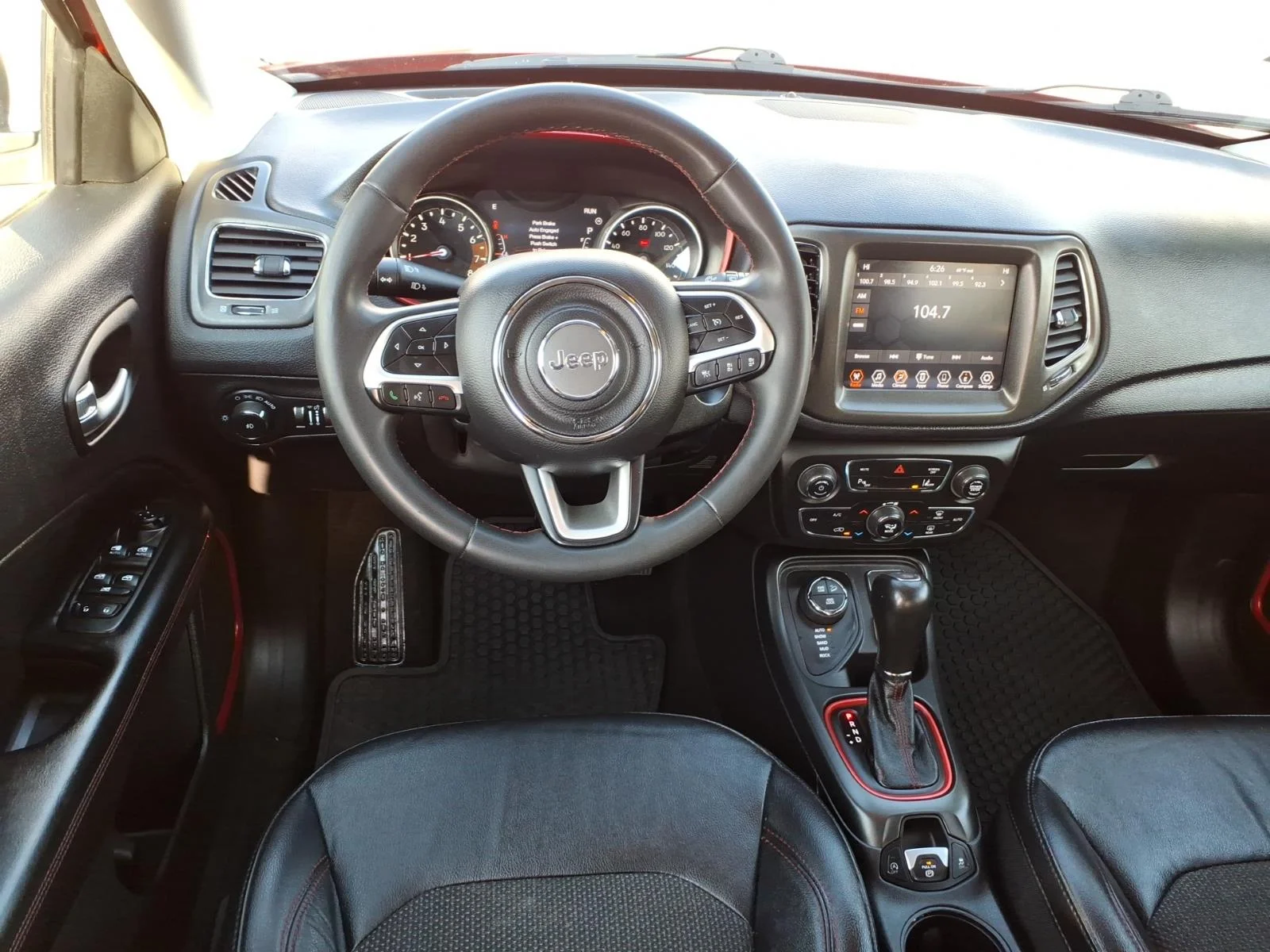 Used 2021 Red Redline Pearlcoat Jeep Trailhawk image 8
