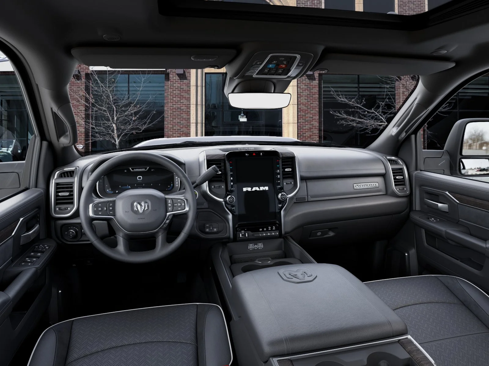 New 2026 Ceramic Gray Clear-Coat Exterior Paint RAM Laramie image 40