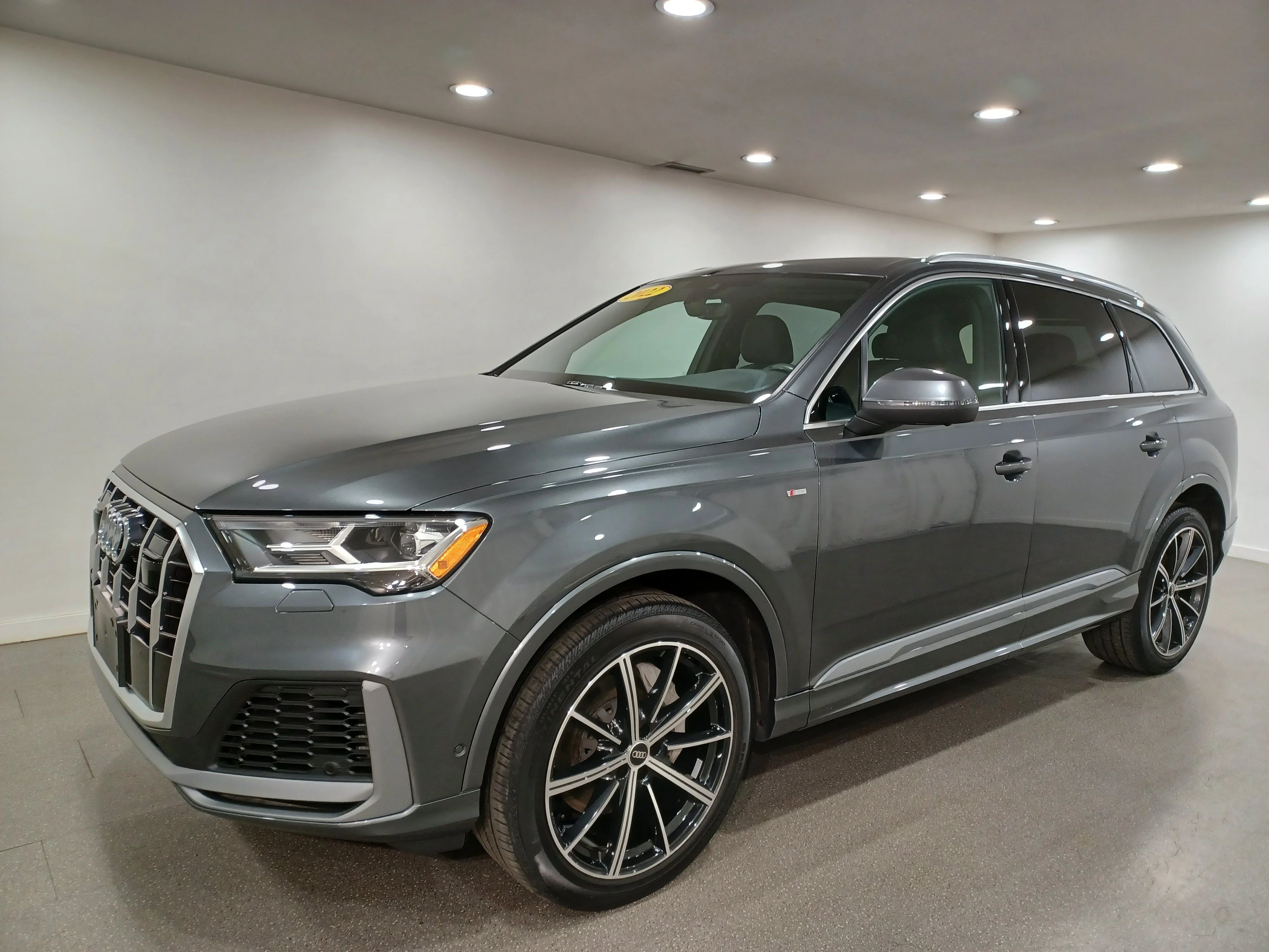 Certified Used 2022 Daytona Gray Pearl Effect Audi Progressiv 55 TFSI AWD*7 Pass | Adaptive Cruise | Nav | 360 Cam | Cooled Leather | Pano Roof image 2