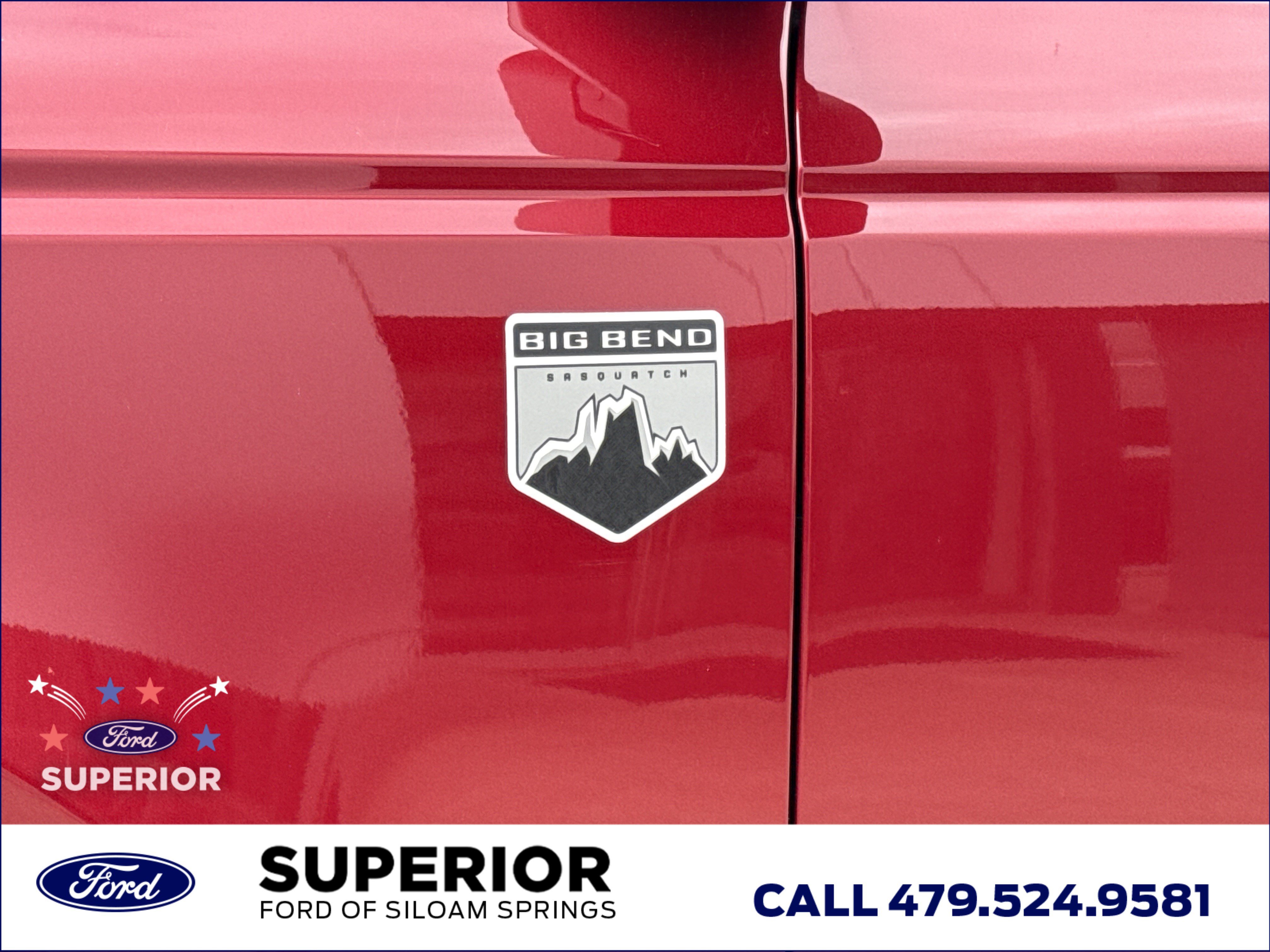 New 2026 Ruby Red Metallic Tinted Clearcoat Ford Big Bend 4WD image 13