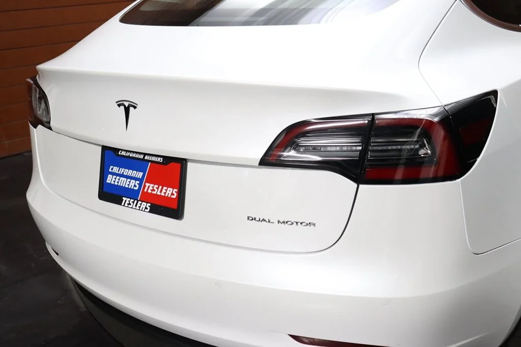 Used 2020 Pearl White Multi-Coat Tesla Long Range image 45