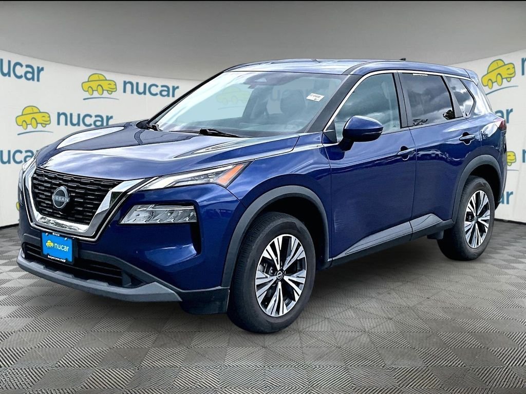 Used 2022 Caspian Blue Metallic Nissan SV image 3