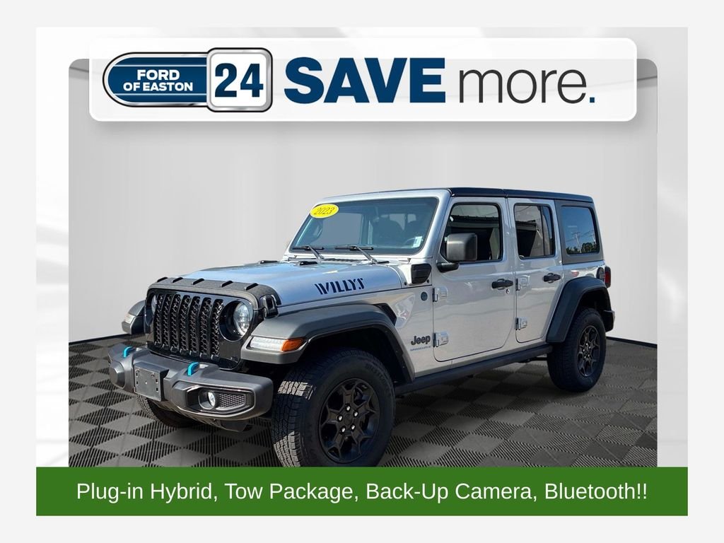 Used 2023 Silver Jeep Willys 4xe image 1