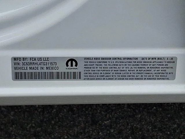 New 2026 Bright White Clear-Coat Exterior Paint RAM Big Horn image 10