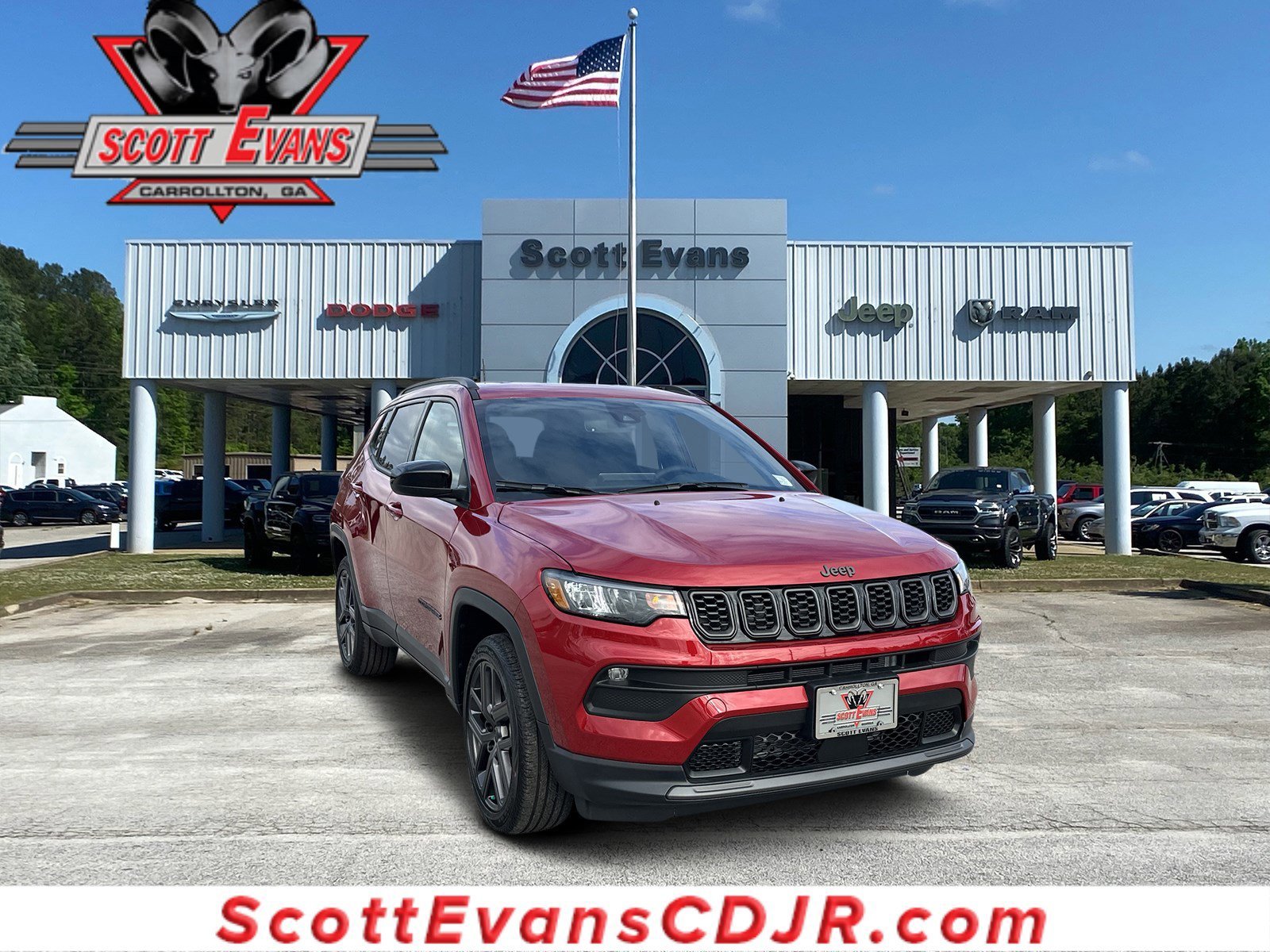 New 2026 Red Hot Pearl-Coat Exterior Paint Jeep Latitude Altitude image 1