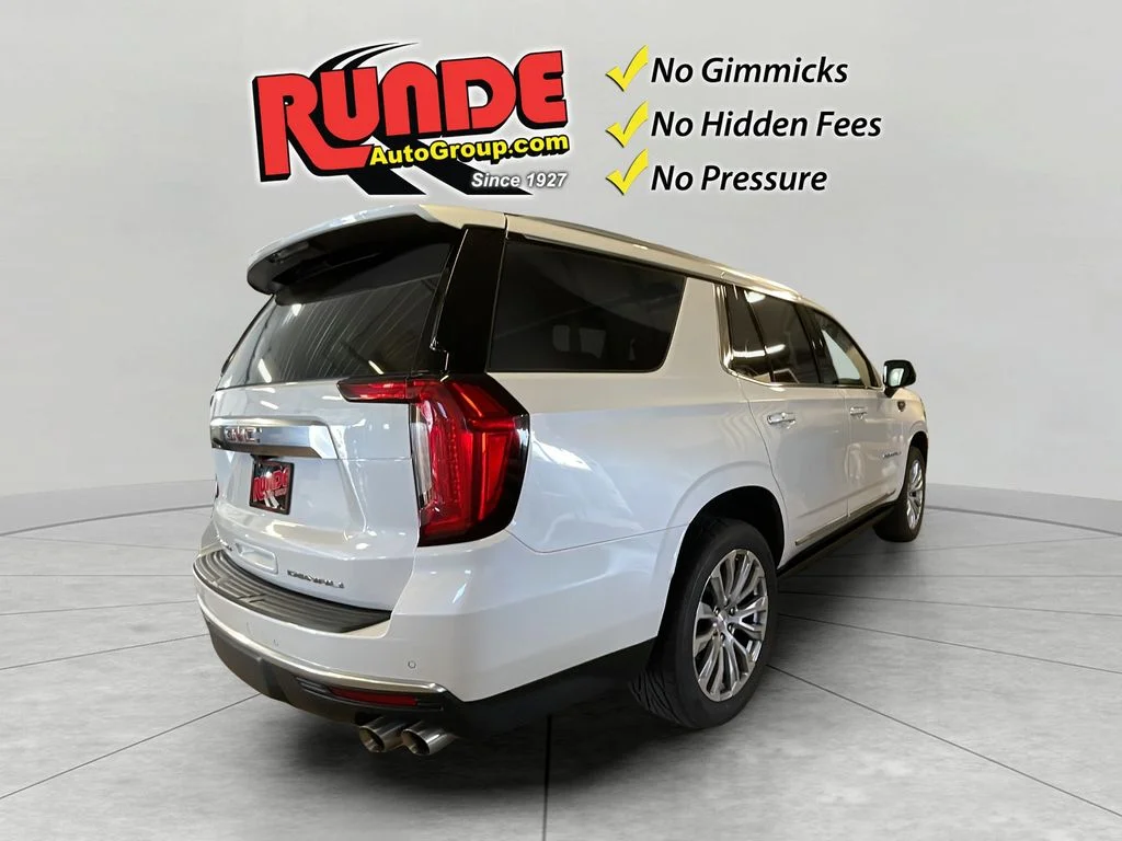 Used 2022 White Frost Tri-Coat GMC Denali image 6