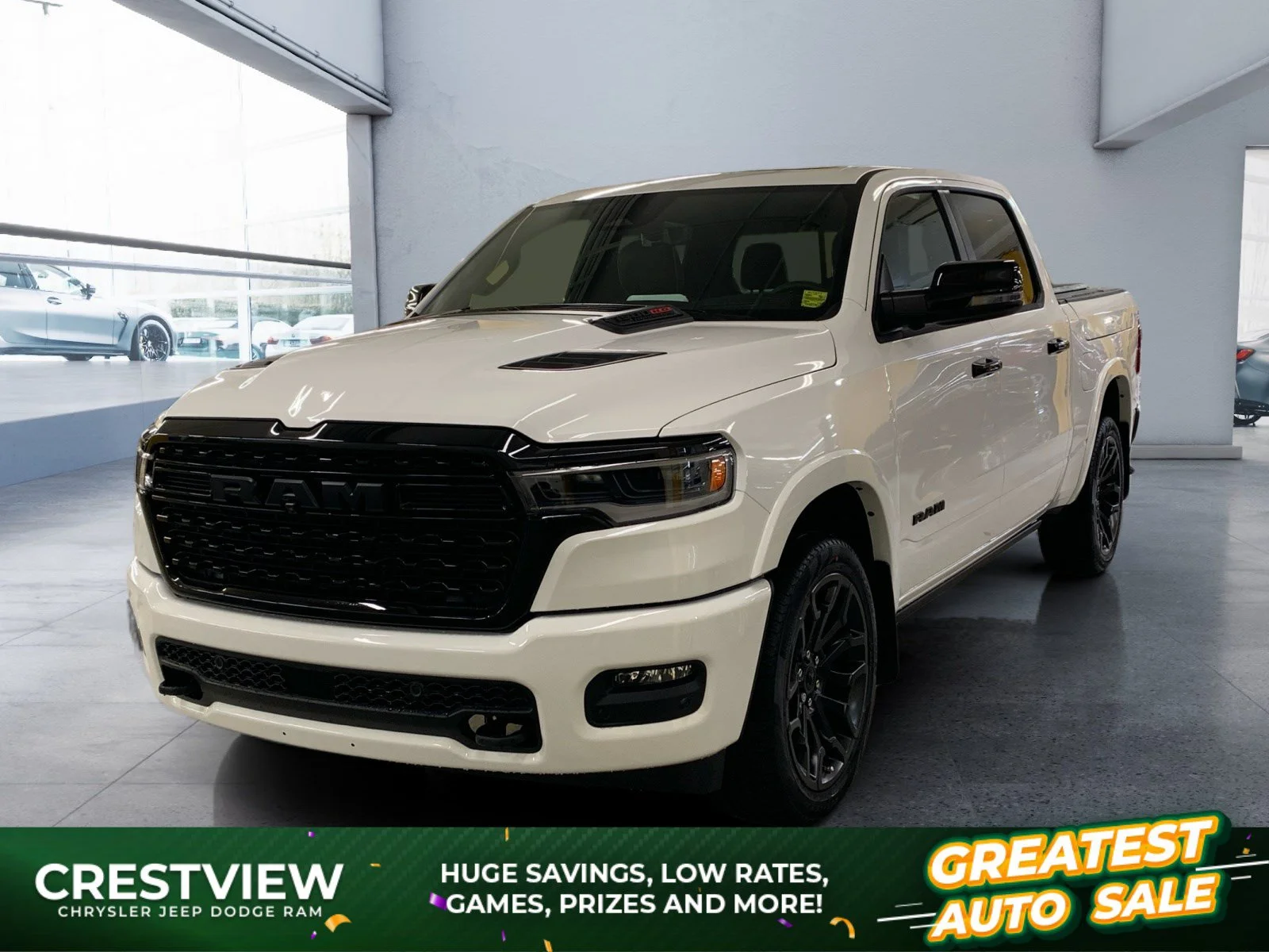 New 2026 Bright White Ram Limited image 1