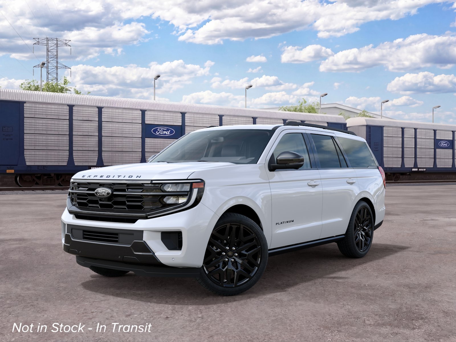 New 2027 Star White Metallic Tri-Coat Ford Platinum image 2