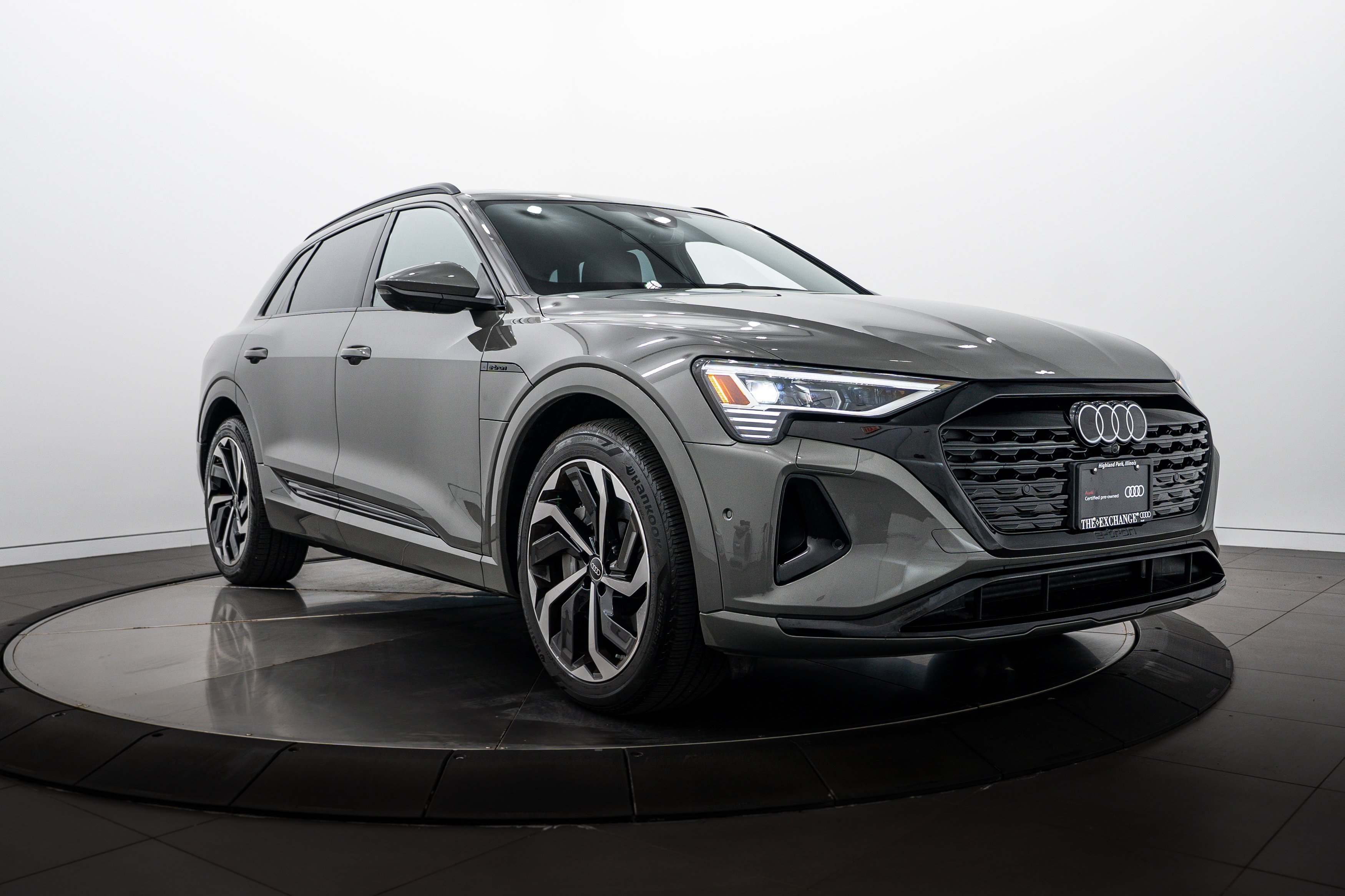Certified 2024 Audi Q8 e-tron Premium Plus with VIN WA15AAGE0RB024904 for sale in Highland Park, IL