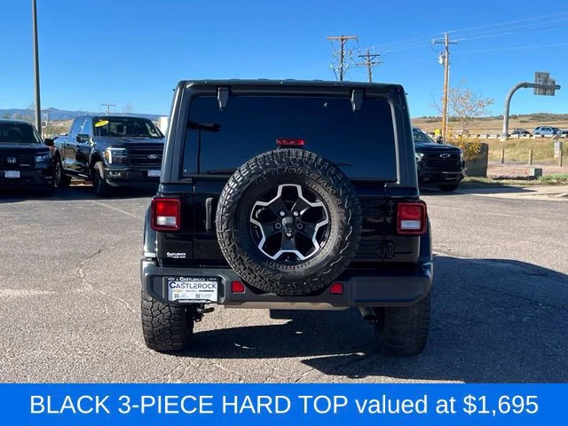 Used 2022 Black Jeep Sahara 4x4 image 4