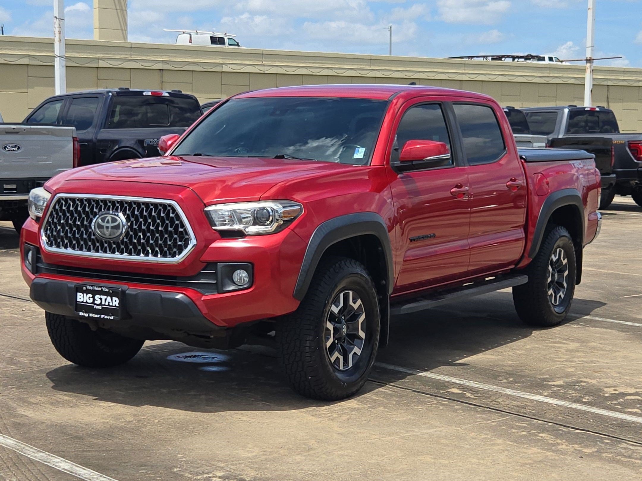 Used 2019 Barcelona Red Metallic Toyota TRD Off-Road image 7