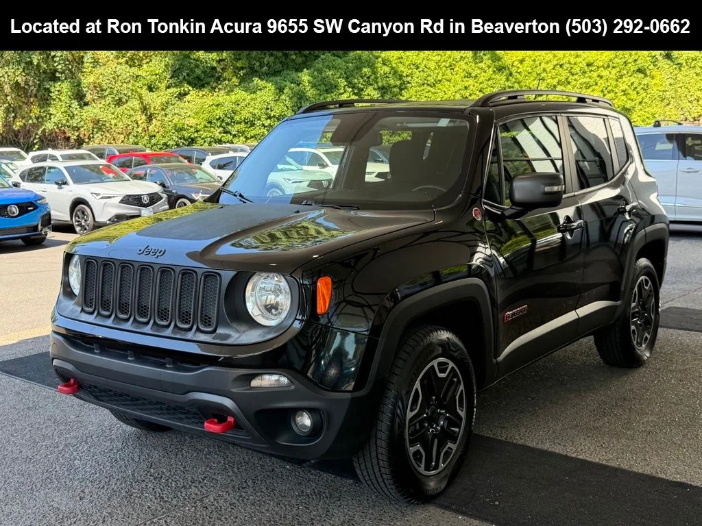 Used 2016 Black Jeep Trailhawk image 4