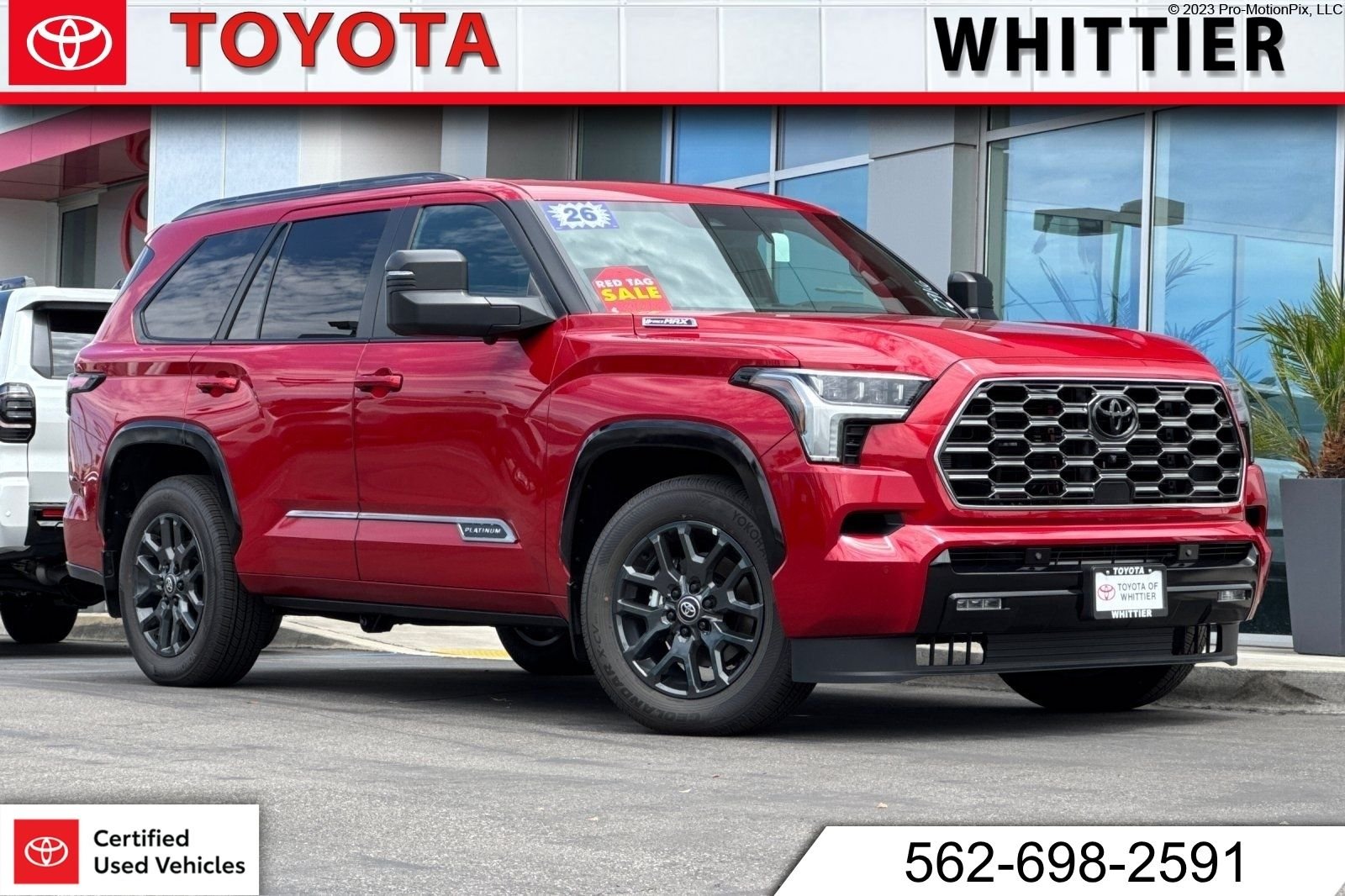 Certified Used 2026 Red Toyota Platinum image 23