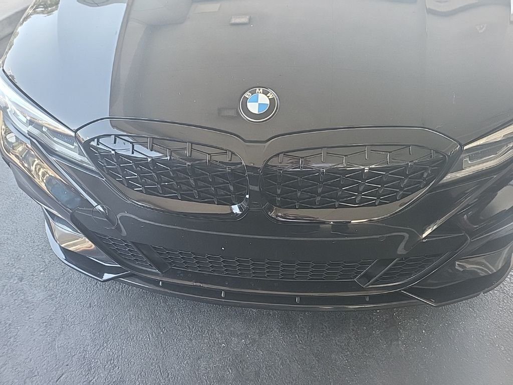 Used 2021 Black Sapphire Metallic BMW 330e iPerformance image 2