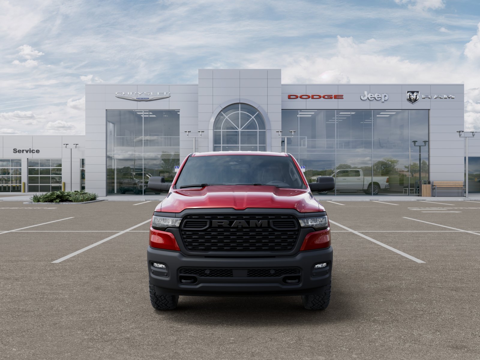 New 2026 Molten Red Pearl-Coat Exterior Paint RAM Warlock image 15