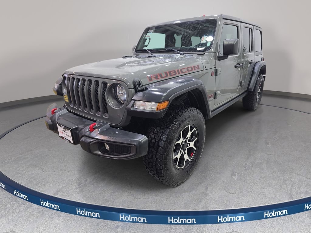Used 2021 Gray Jeep Unlimited Rubicon image 1