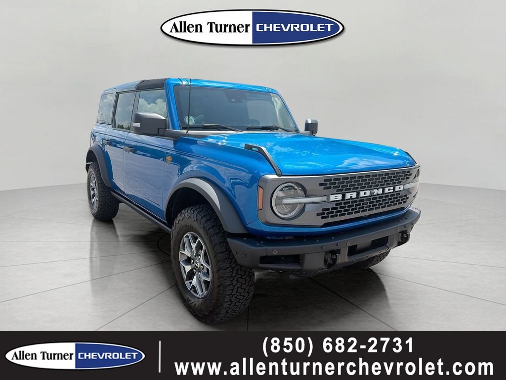 Used 2024 Blue Ford Badlands image 1