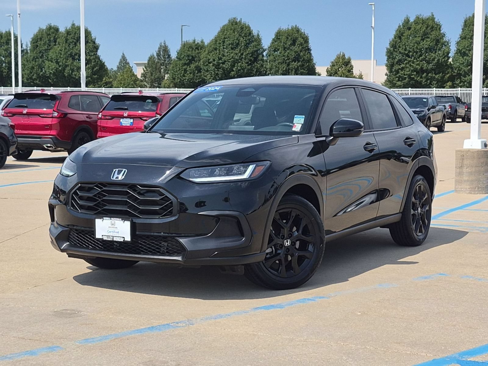 Certified Used 2024 Crystal Black Pearl Honda Sport AWD image 2