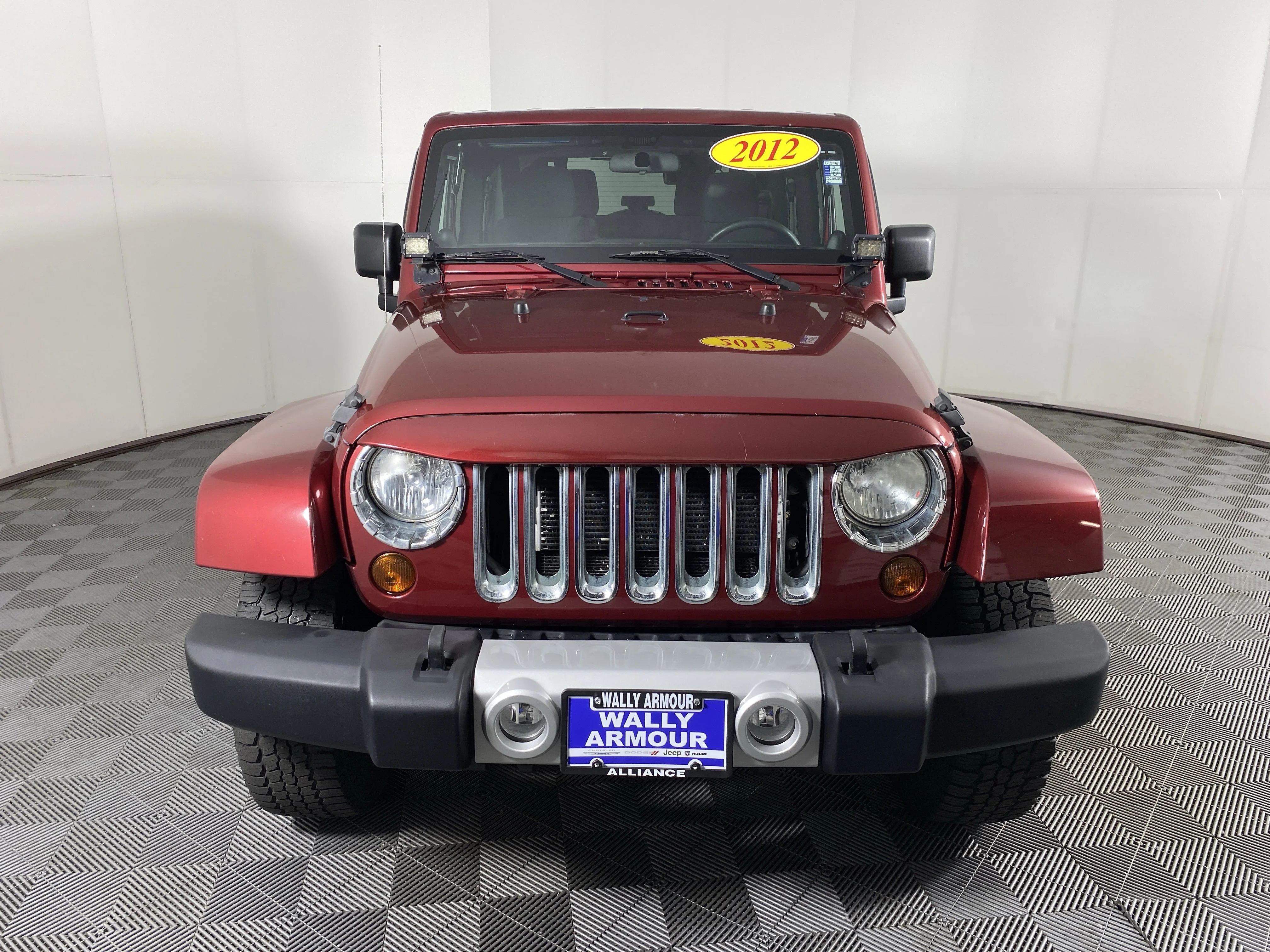 Used 2012 Deep Cherry Red Crystal Pearl Jeep Sahara image 10