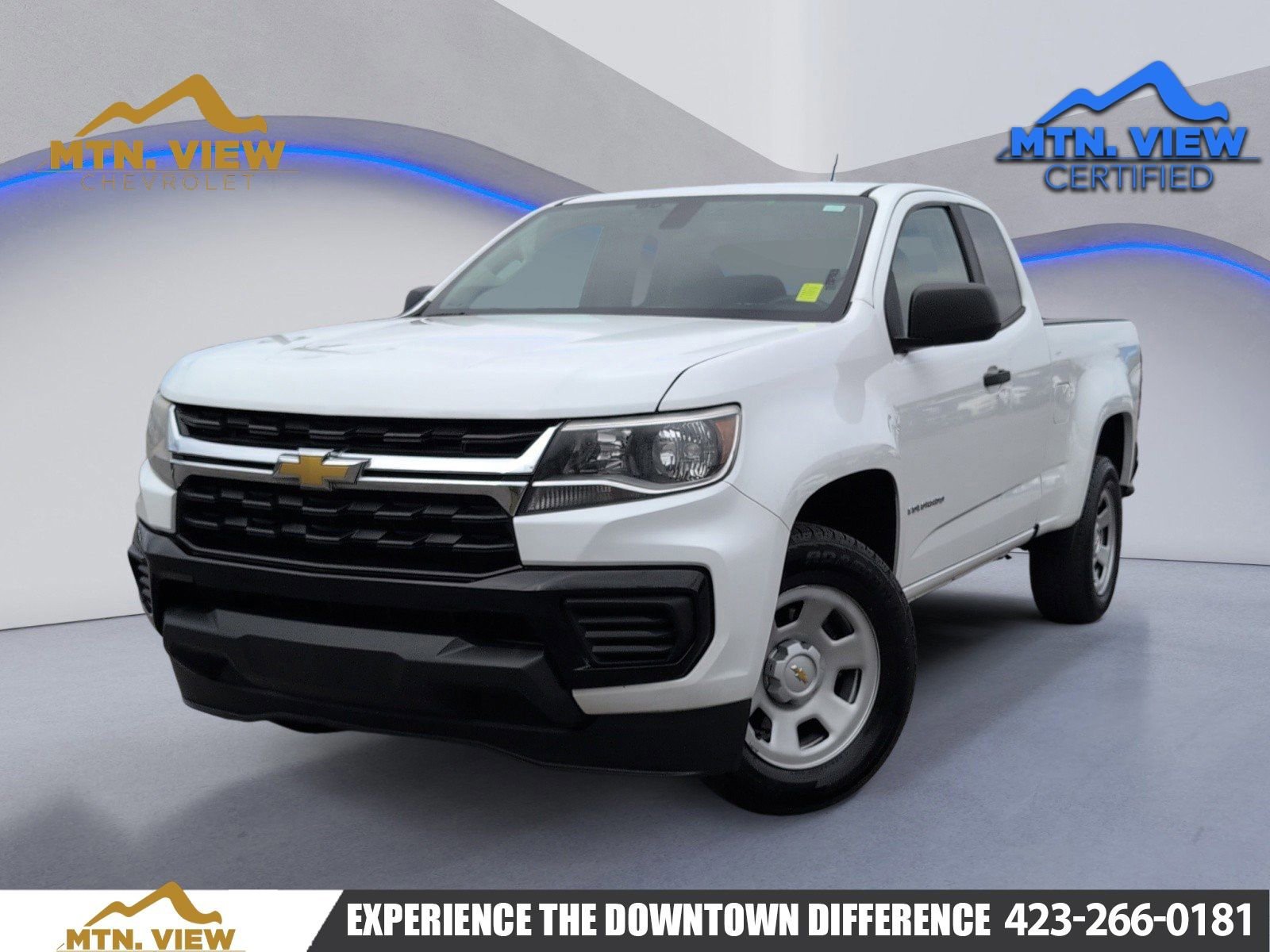 SUMMIT WHITE 2021 Chevrolet Colorado Work Truck Extended Cab RWD Pickup Truck 4X2
