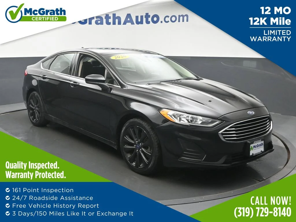 Used 2020 Black Ford SE image 1