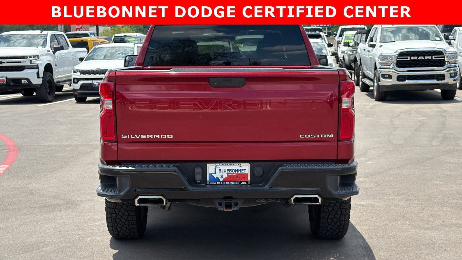 Certified Used 2019 Cajun Red Tintcoat Chevrolet Custom Trail Boss image 6