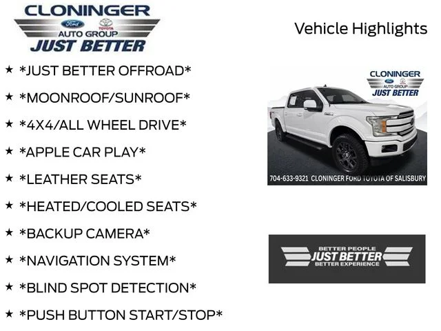 Used 2019 White Ford Lariat image 3