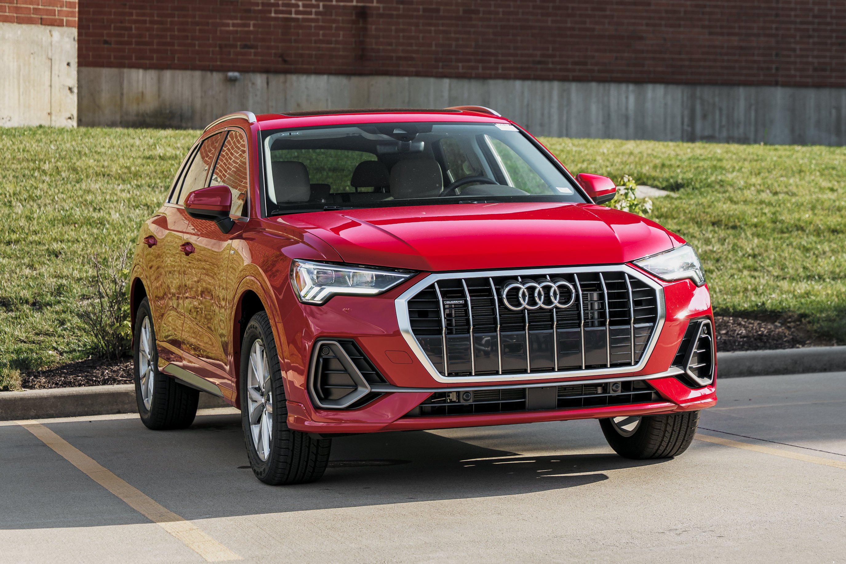 Certified Used 2024 Progressive Red Metallic Audi S line Premium image 2