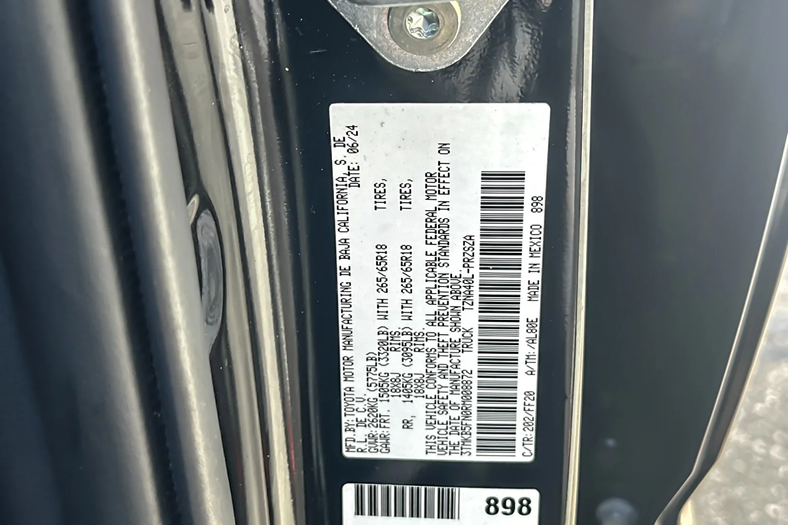 Certified Used 2024 Black Toyota SR5 image 26